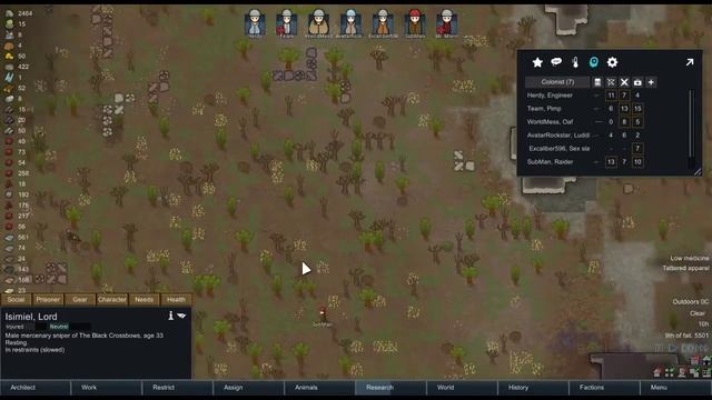 RimWorld A16 (Call of Cthulhu) Let's Play Part 30: Sculptures Names смотреть онлайн