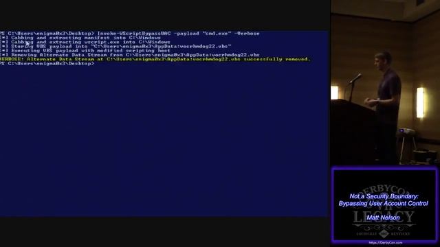 Not a Security Boundary: Bypassing User Account Control смотреть онлайн