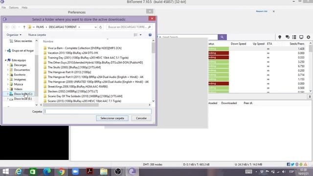 CAMBIAR CARPETA DE DESCARGAS TORRENT - CHANGE TORRENT FOLDER смотреть онлайн