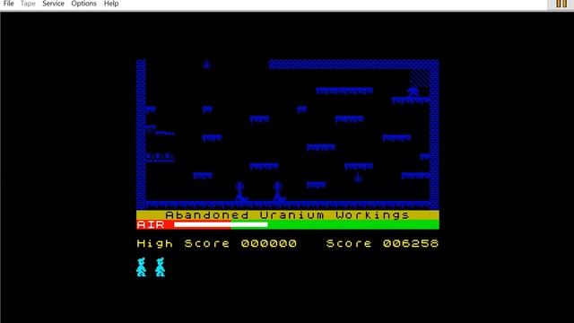 Manic Miner - ZX Spectrum - ZX Poly emulator 2.0.4 смотреть онлайн