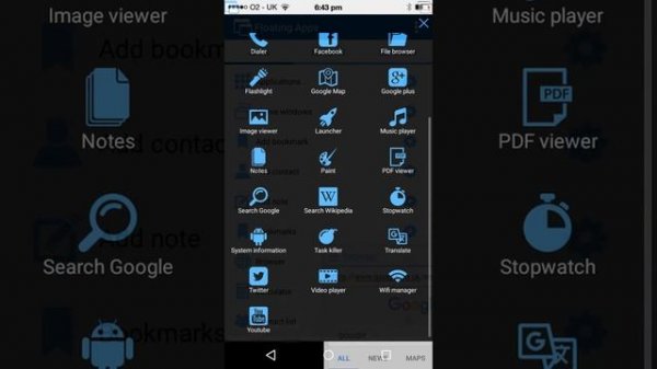 Floating Apps Google Play Multitasking App Preview
