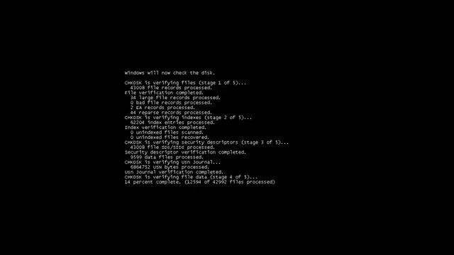 How to start file system integrity check (checkdisk/chkdsk)? смотреть онлайн