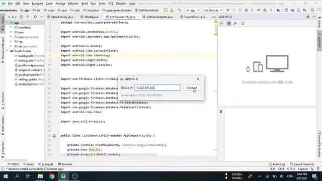 How to Connect Android Phone to Android Studio without Cable via Wifi Hotspot(Working 100%) смотреть онлайн