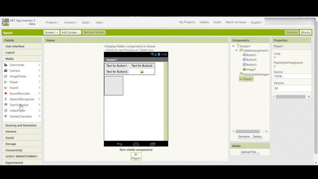 MIT app inventor tutorial (layout) смотреть онлайн