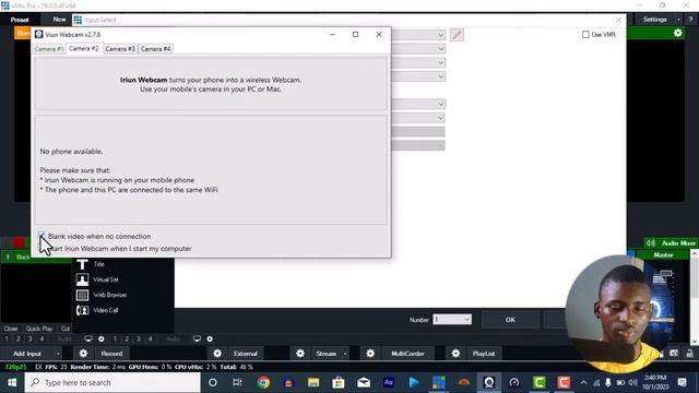 How to: Use phone camera instead of digital or video camera on vMix | Setup Streaming using phone смотреть онлайн