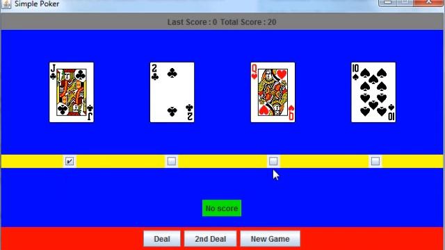 Java Poker Game смотреть онлайн
