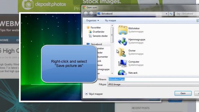 Windows 7, How-To Change your Desktop Background смотреть онлайн