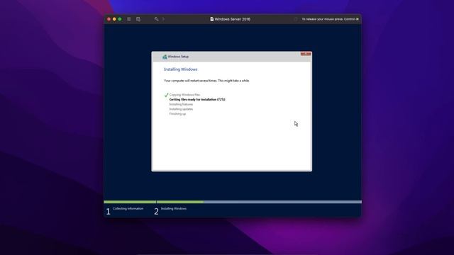 Step-by-Step Tutorial: Windows Server 2016 Installation on VMware Fusion for MacOS смотреть онлайн