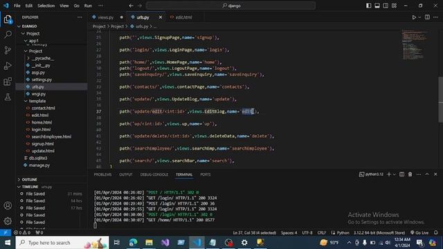 Signup | Login| CRUD | Filters in django python 2024 смотреть онлайн