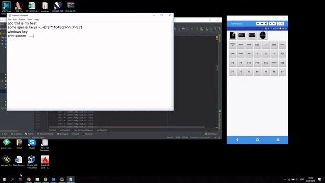 PC Android-keyboard with HC-05 module смотреть онлайн