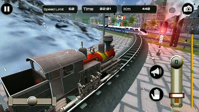 Classic Steam Locomotive Train Driving - Train Passenger Transport - Android Gameplay #8 смотреть онлайн