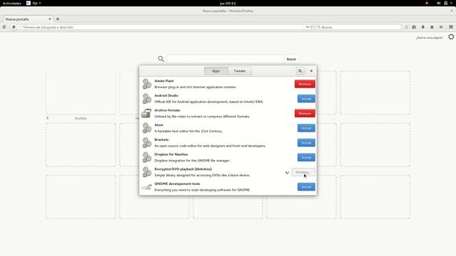 Fedora - Software, Fedy, Gnome Extensions смотреть онлайн