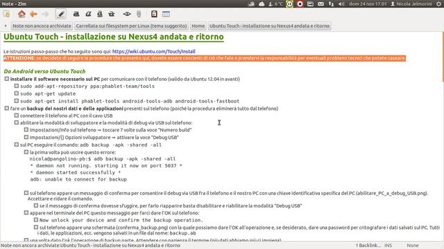 Ubuntu Touch - installazione su Nexus4 e ritorno - introduzione смотреть онлайн