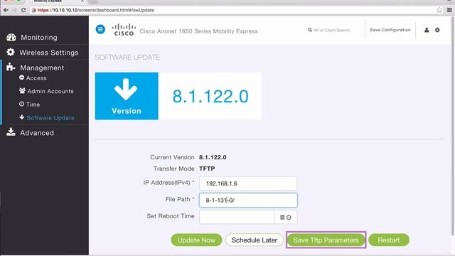 Cisco Mobility Express - Software Update смотреть онлайн