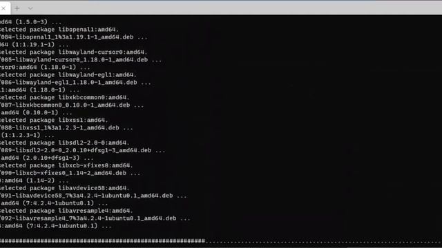 Installing ffmpeg on WSL смотреть онлайн