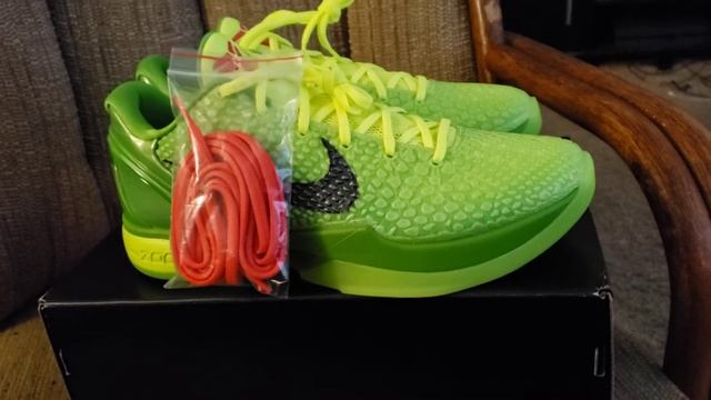 kobe 6 grinch /green apple смотреть онлайн