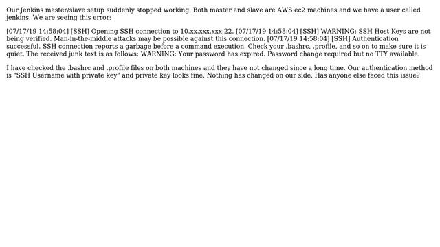 Jenkins slave agent goes offline. Seeing ssh errors смотреть онлайн