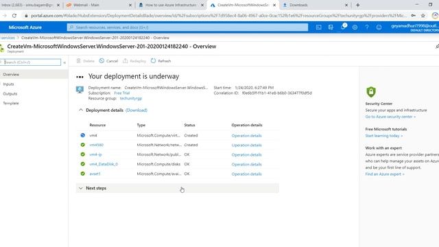 Create, start and delete the Windows virtual machine in Microsoft Azure смотреть онлайн