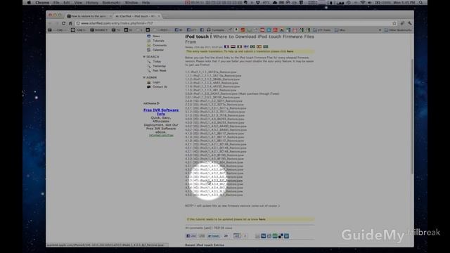 How to restore iPhone, iPad, or iPod Touch in iTunes Same Firmware using TinyUmbrella GMJ смотреть онлайн