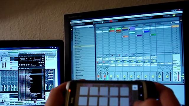 Android Device with FingerPlay MIDI + Ableton Live смотреть онлайн