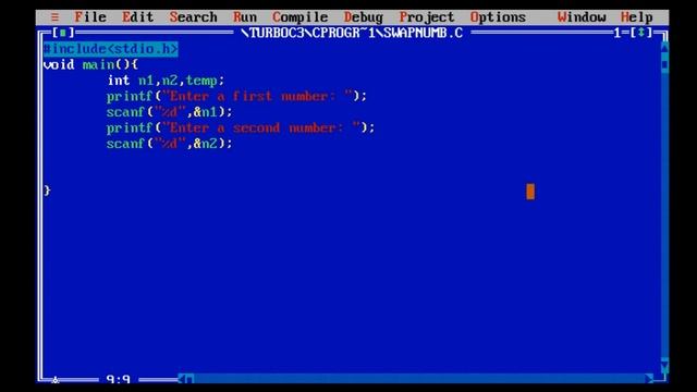 Write a C program to Swap Two Numbers using Temporary or Third Variable || C Programming Tutorials смотреть онлайн