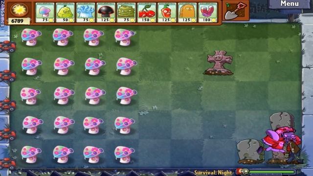 100% All HYPNO-SHROOM Plant - Plants vs Zombies Mod смотреть онлайн