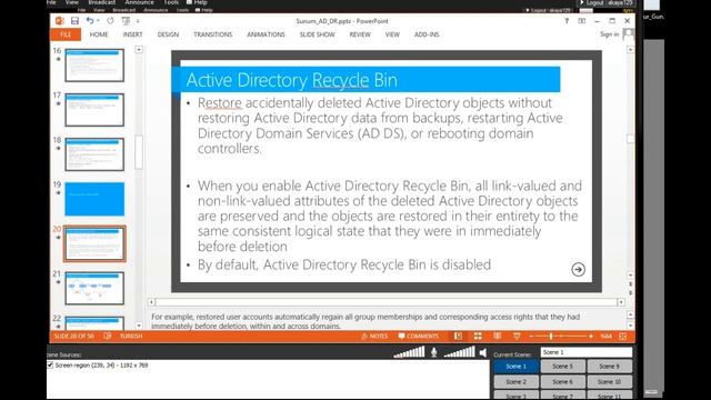 WİNDOWS SERVER SİSTEM YÖNETİMİ CİLT 1 Server 2012 Active Directory Disaster Recovery senaryoları смотреть онлайн