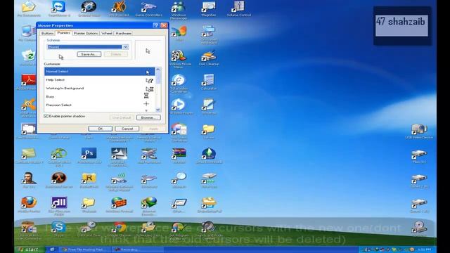 How to install custom cursors in windows XP [HD] смотреть онлайн