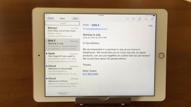 iPhone / iPad Mail - Overview & New Email смотреть онлайн