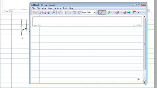 Using Windows Journal смотреть онлайн