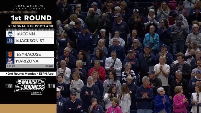 UConn vs Jackson State - 2024 NCAA women's first round | FULL REPLAY смотреть онлайн