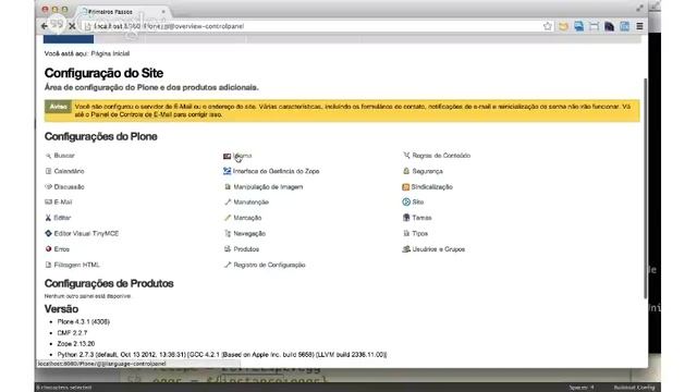 Primeiros passos com Plone, o CMS Pythonico смотреть онлайн