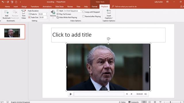 Inserting a video into PowerPoint 2016 смотреть онлайн