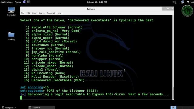 Kali Linux - Create Payload and Listener exe file смотреть онлайн
