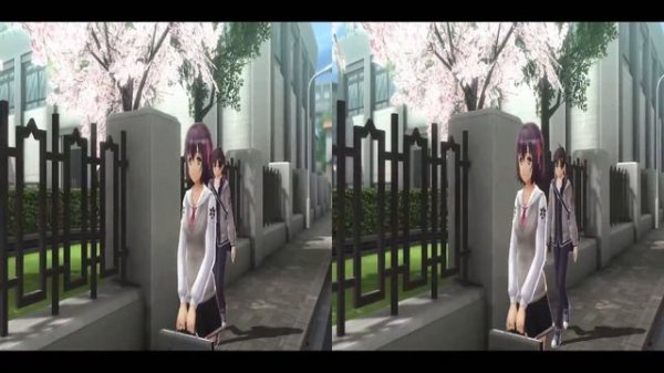 geo11-3D driver による立体視:東亰ザナドゥ オープニング編