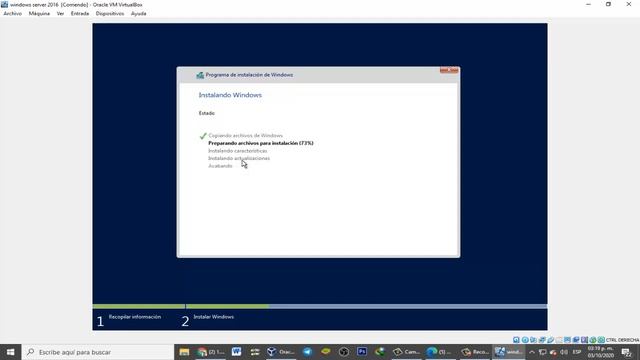 1.2 Instalación de Windows Server 2016 con Server Core смотреть онлайн