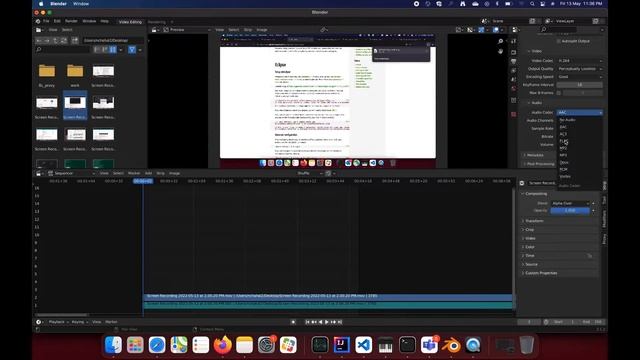 Blender Install on Mac and Blender Video editing смотреть онлайн