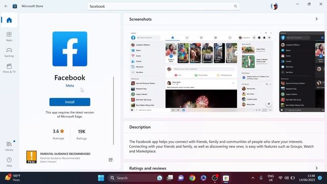 How to install Facebook app in Laptop 2023 | Download Facebook in Windows 11,10,8,7 смотреть онлайн