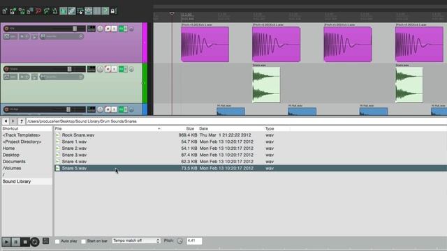 Replacing Sounds in REAPER смотреть онлайн