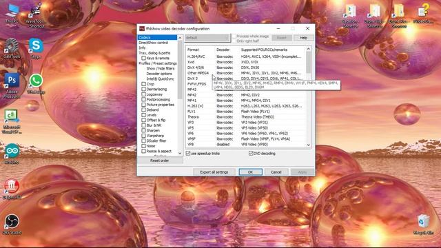 ffdshow codec settings смотреть онлайн