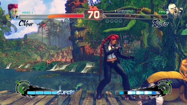 Crimson Viper vs Rufus, Ultra Street Fighter 4, usf4, Ultra Street Fighter IV, Capcom, PC gameplay, смотреть онлайн
