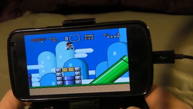 Playing SNES 9x w/ Android MOGA Controller смотреть онлайн