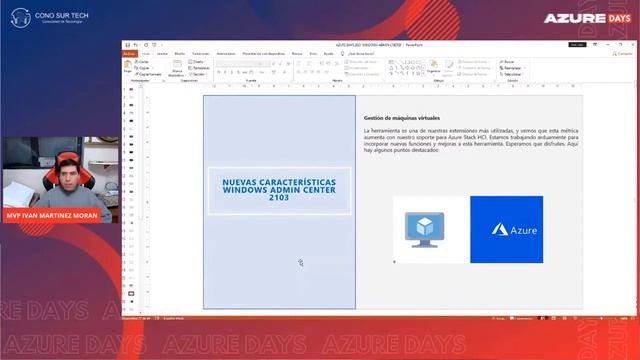 #AzureDays 2021 | Ivan Martinez - Administrando Infraestructura con Windows Admin Center desde Azur смотреть онлайн