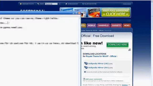 Sick Ass Theme for Windows XP! (Royale Theme) смотреть онлайн