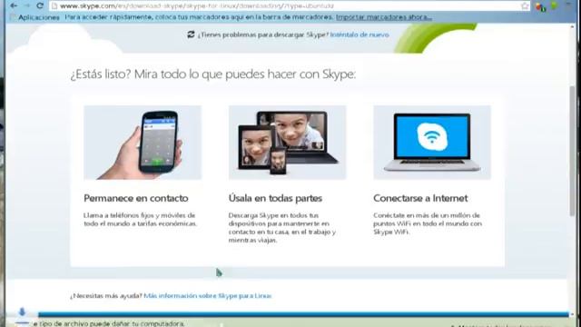 Como Instalar y descargar skype para canaima смотреть онлайн
