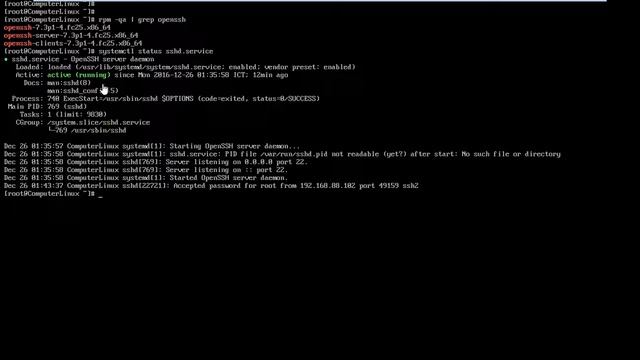 Fedora 25 Tutorial - SSH Remote from Window to Fedora 25 Server using Putty смотреть онлайн