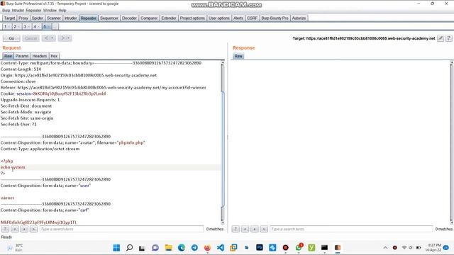 Portswigger File upload vulnerabilities: Remote code execution via web shell upload #25 смотреть онлайн