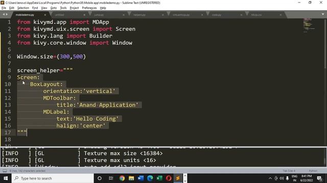 Kivymd Mobile App Development Part-4 смотреть онлайн