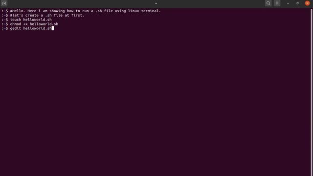 How to run a .sh file using Linux terminal. смотреть онлайн