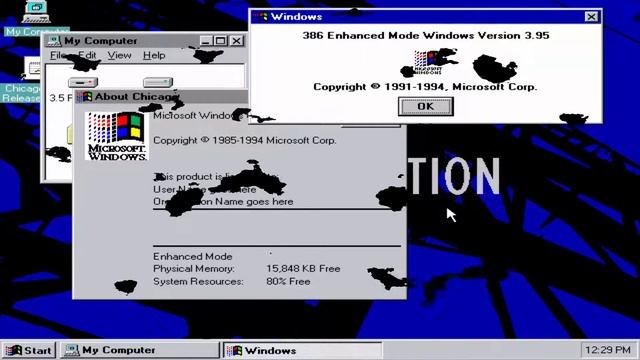 Windows 95 "Chicago" Preview смотреть онлайн